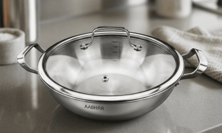 Aabhar Triply Kadhai 24 CM